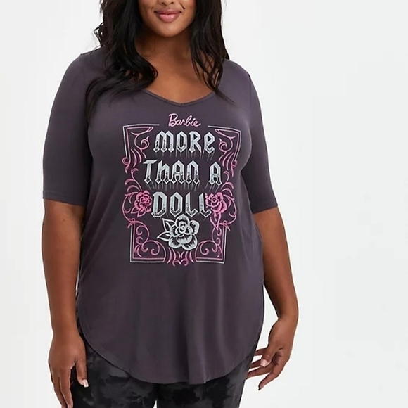 Torrid Barbie Favorite Tunic Super Soft 